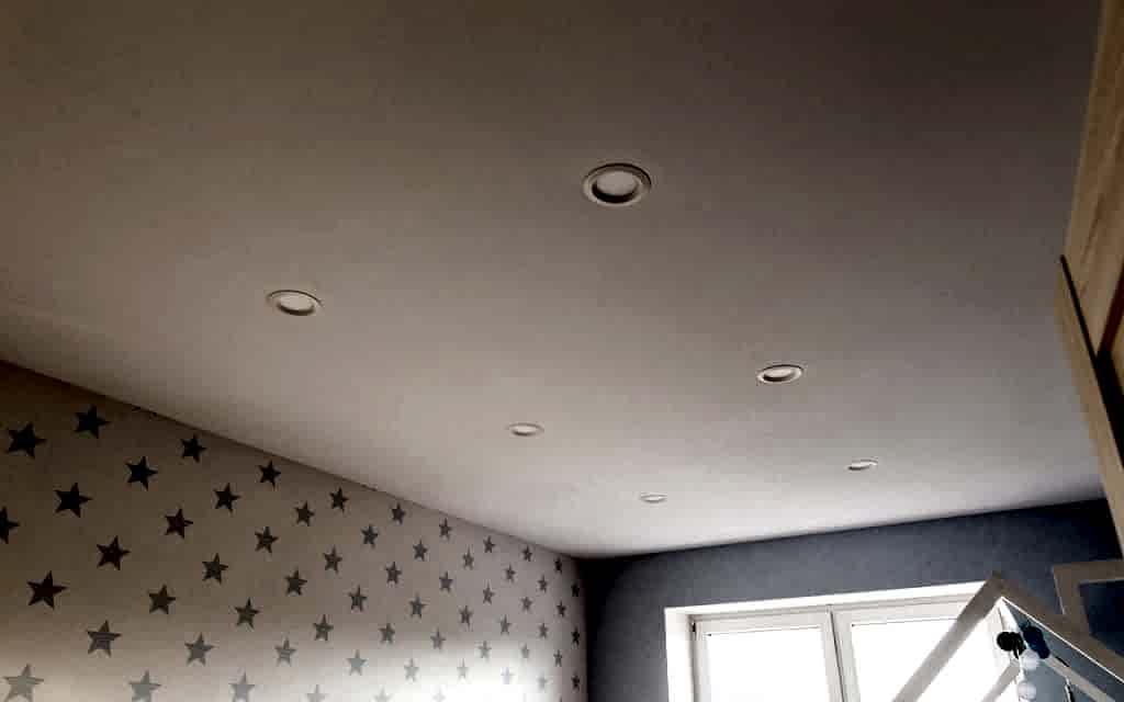 Натяжной потолок Cold Stretch в детской 11,8 м2